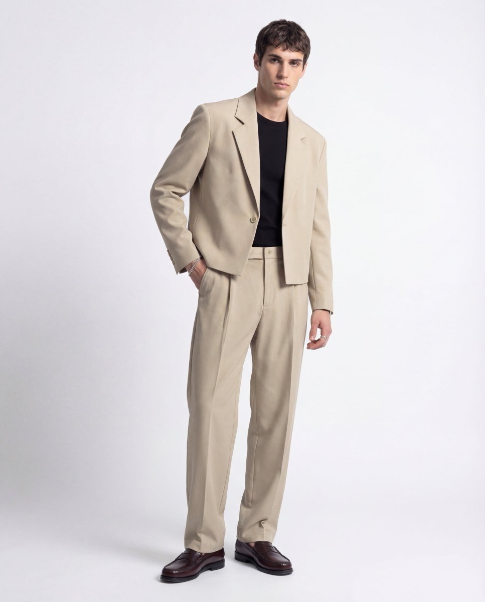 ABITO CROP BEIGE - Benevierre