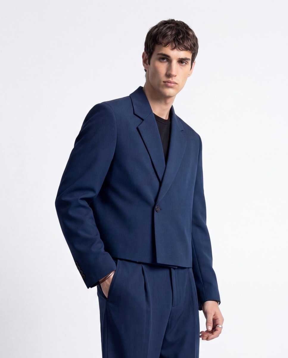 ABITO CROP BLUE - Benevierre