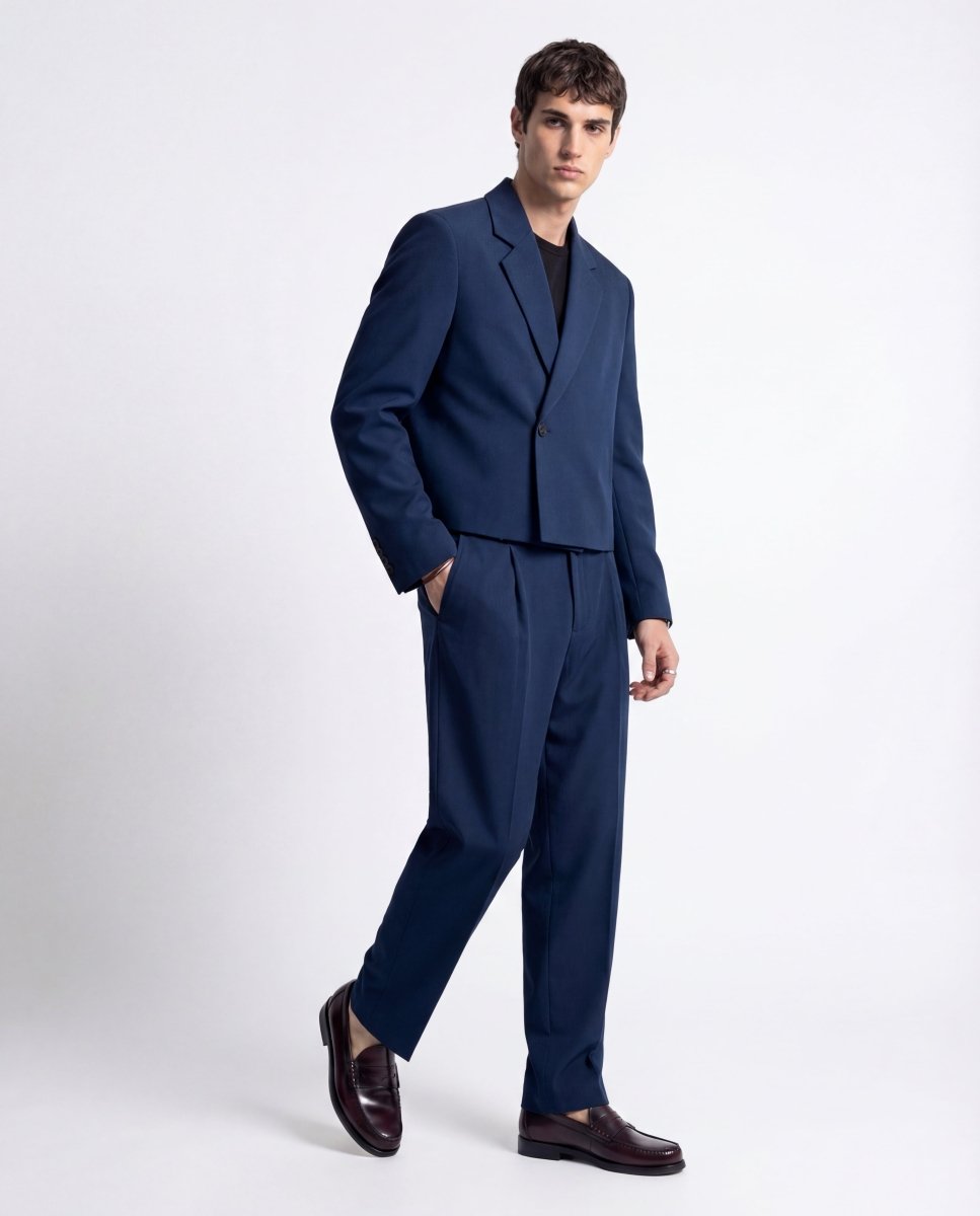 ABITO CROP BLUE - Benevierre
