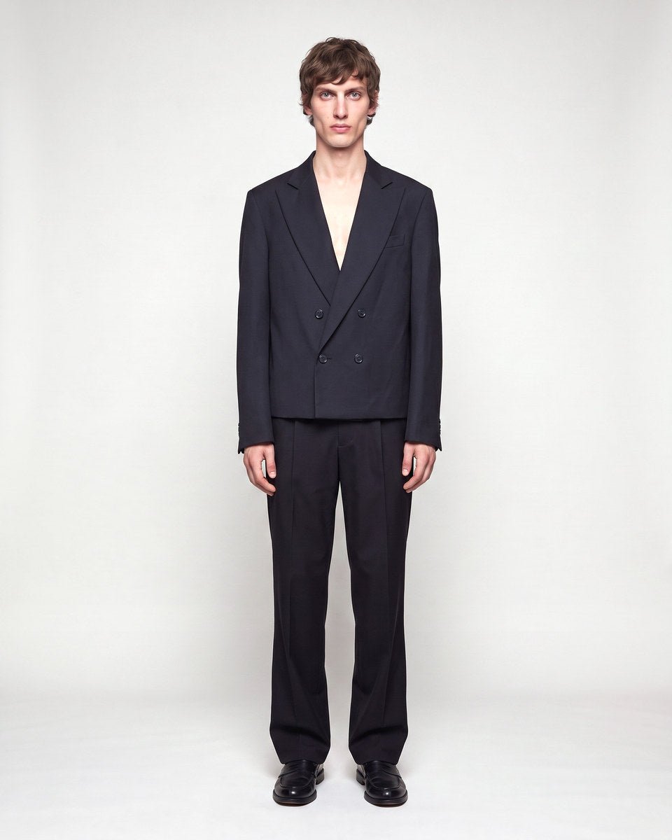ABITO CROP DOPPIOPETTO BLACK - Benevierre