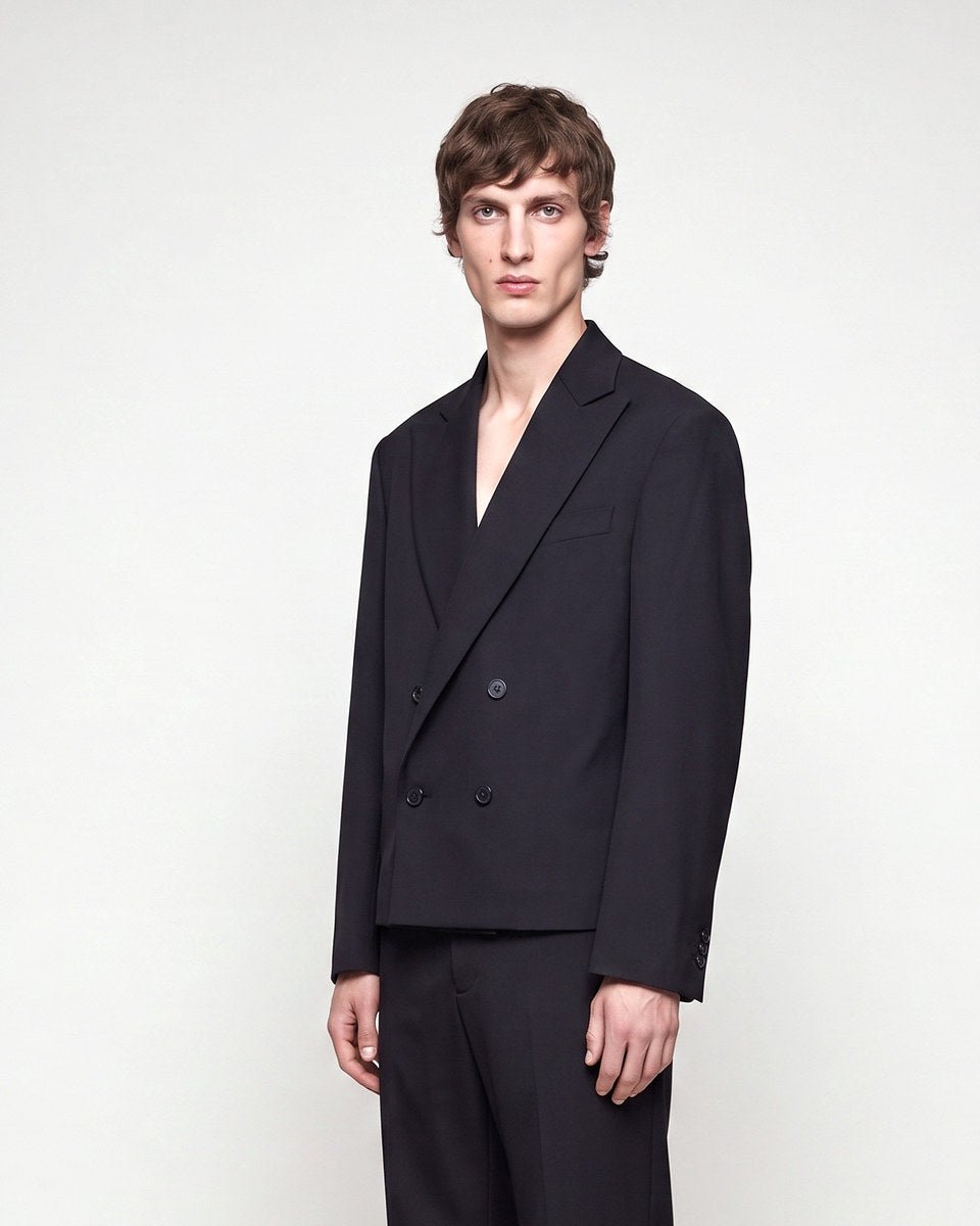 ABITO CROP DOPPIOPETTO BLACK - Benevierre