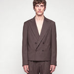 ABITO CROP DOPPIOPETTO BROWN - Benevierre