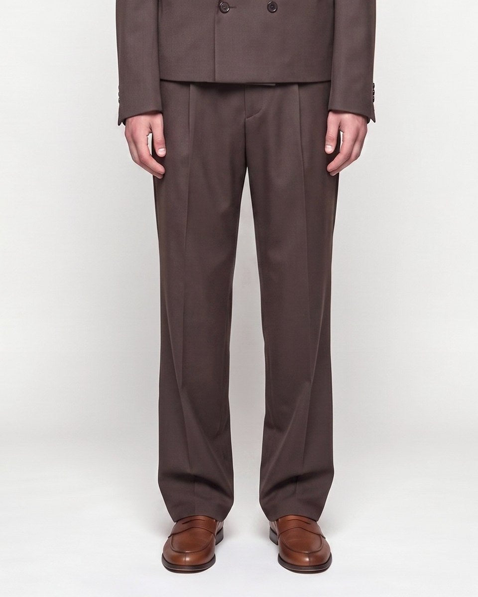 ABITO CROP DOPPIOPETTO BROWN - Benevierre