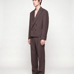 ABITO CROP DOPPIOPETTO BROWN - Benevierre