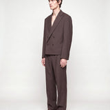 ABITO CROP DOPPIOPETTO BROWN - Benevierre