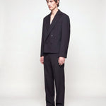 ABITO CROP DOPPIOPETTO DARK GREY - Benevierre