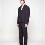 ABITO CROP DOPPIOPETTO DARK GREY - Benevierre
