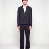 ABITO CROP DOPPIOPETTO DARK GREY - Benevierre