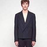 ABITO CROP DOPPIOPETTO DARK GREY - Benevierre