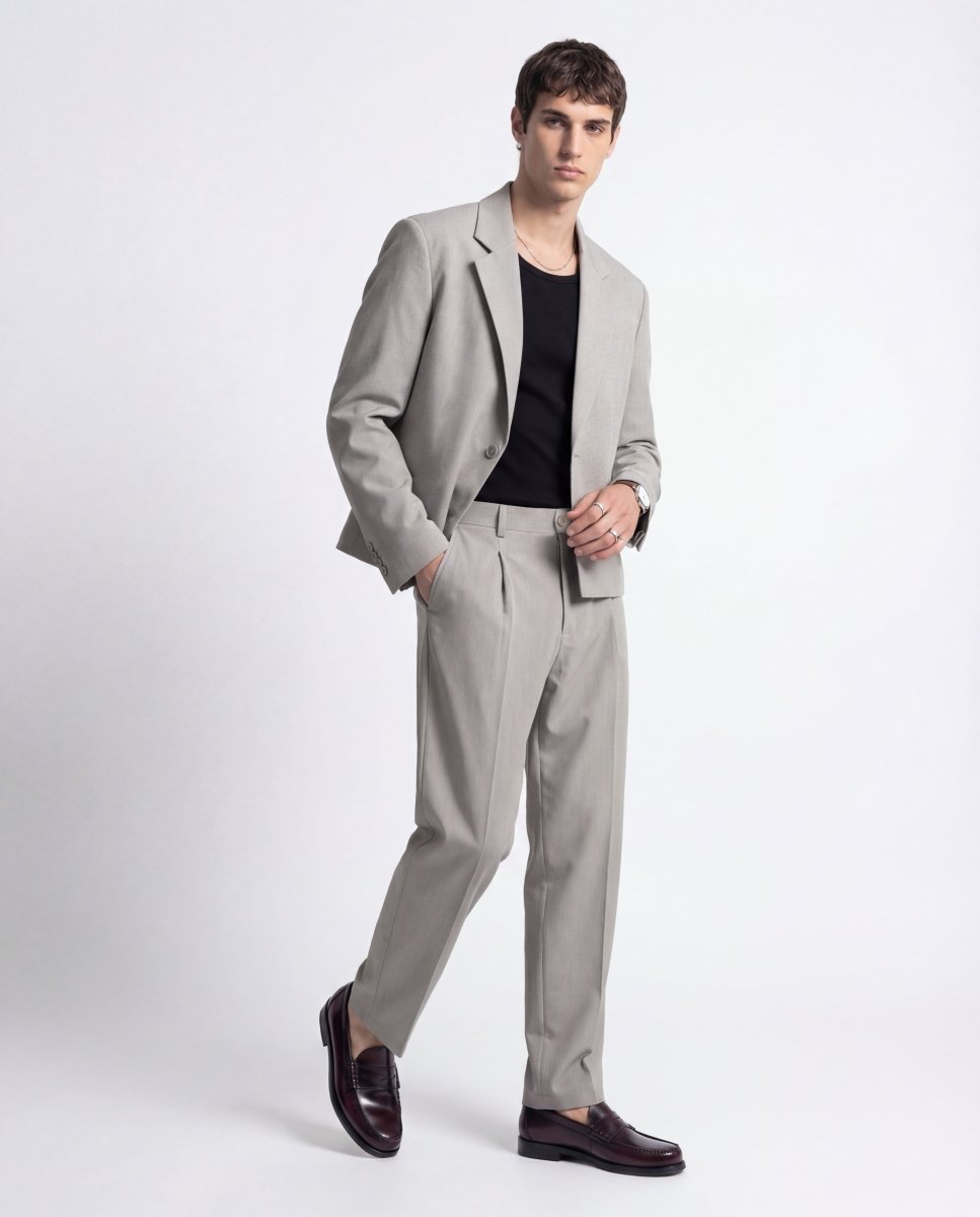 ABITO CROP GREY - Benevierre