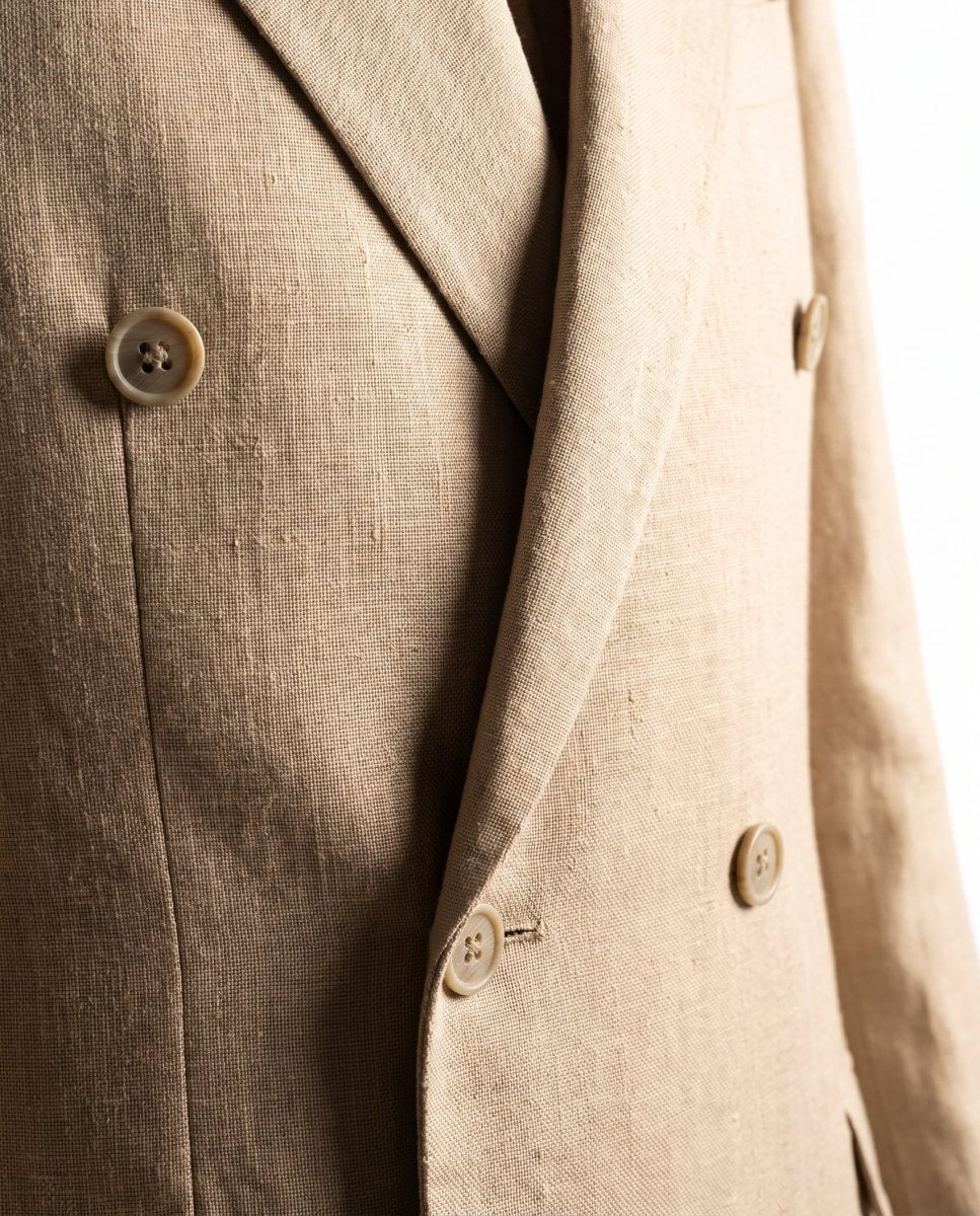 ABITO IN LINO BEIGE - Benevierre