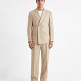 ABITO IN LINO BEIGE - Benevierre