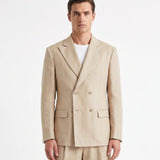 ABITO IN LINO BEIGE - Benevierre