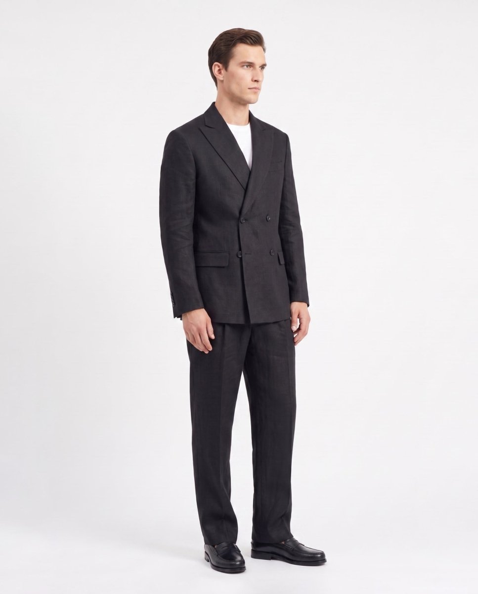 ABITO IN LINO BLACK - Benevierre