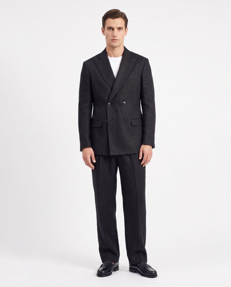 ABITO IN LINO BLACK - Benevierre