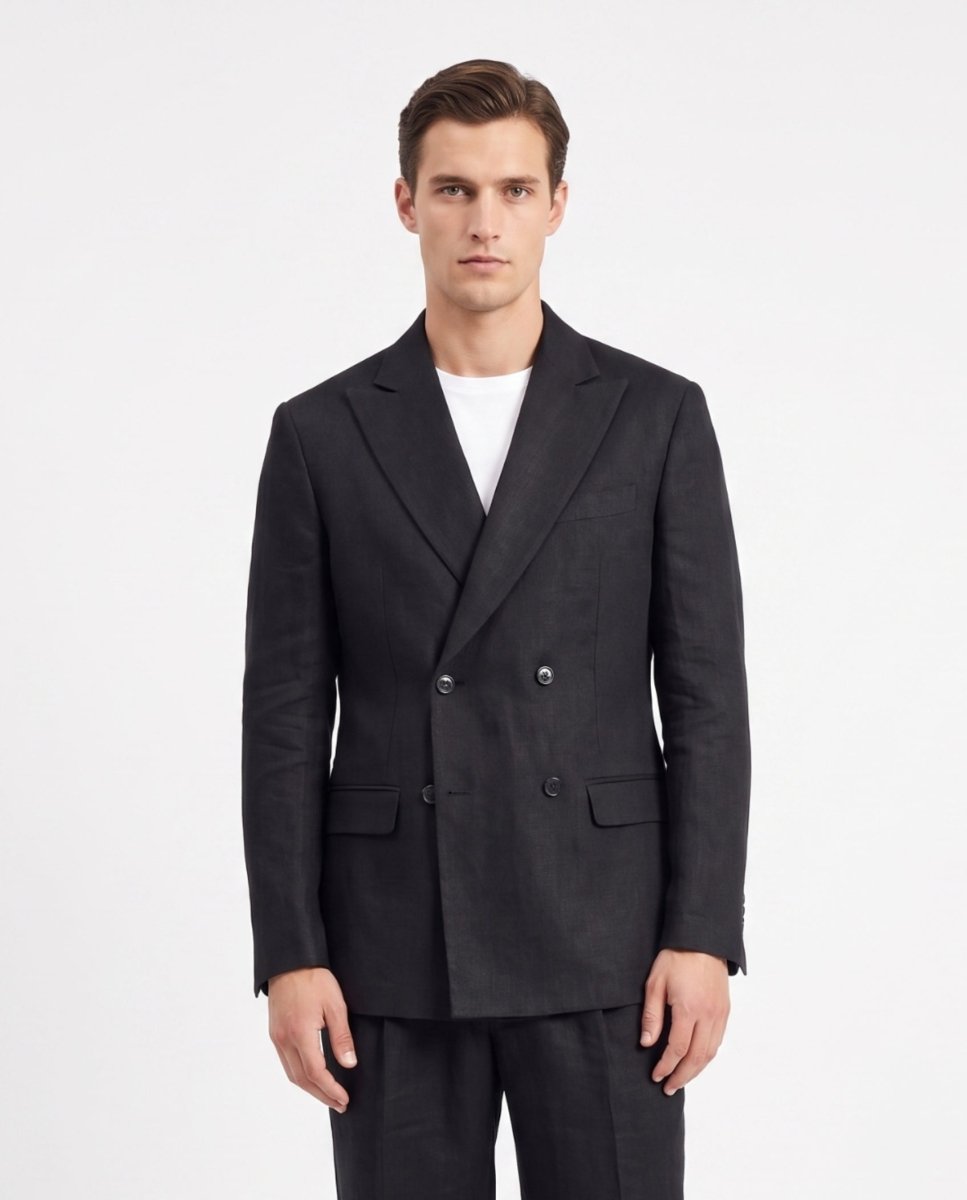 ABITO IN LINO BLACK - Benevierre