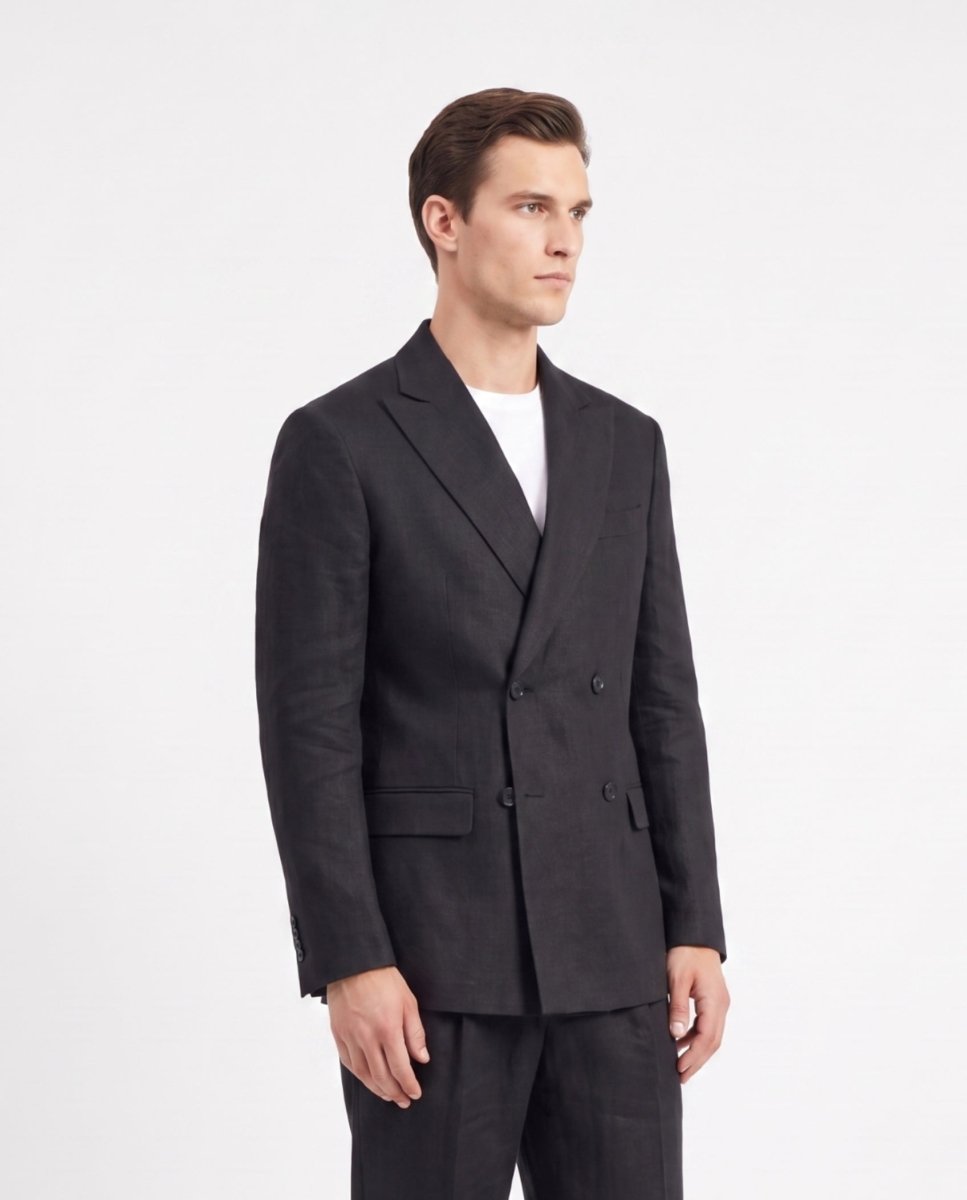 ABITO IN LINO BLACK - Benevierre