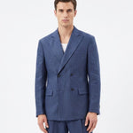 ABITO IN LINO BLUE - Benevierre