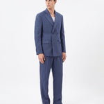ABITO IN LINO BLUE - Benevierre