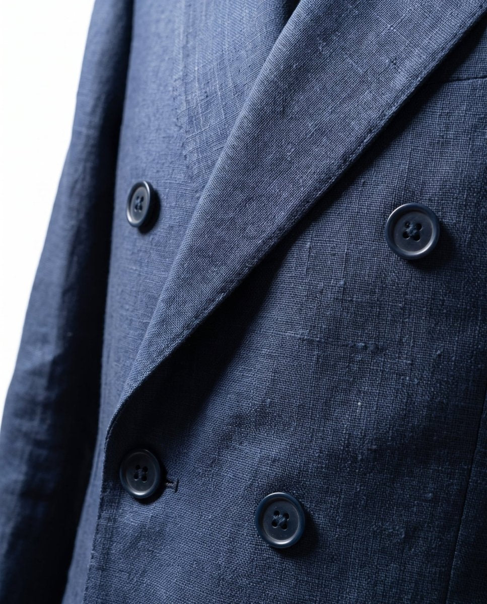 ABITO IN LINO BLUE - Benevierre