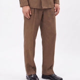 ABITO IN LINO BROWN - Benevierre