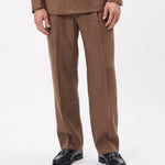 ABITO IN LINO BROWN - Benevierre