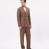 ABITO IN LINO BROWN - Benevierre