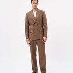 ABITO IN LINO BROWN - Benevierre