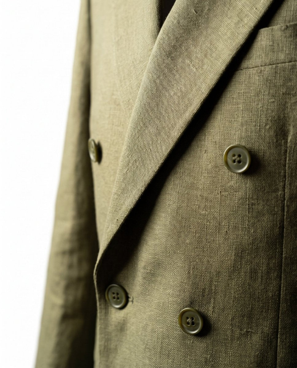 ABITO IN LINO GREEN - Benevierre