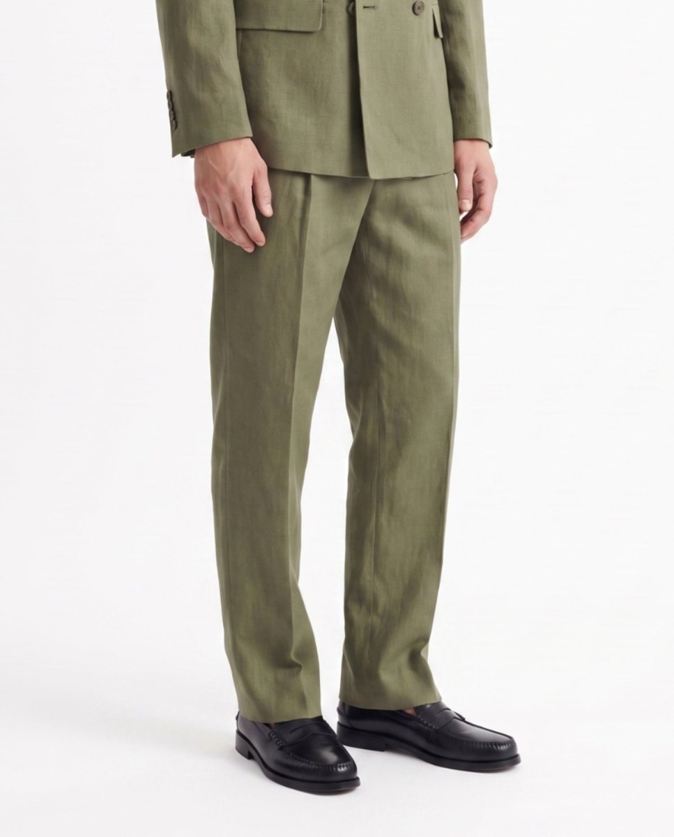 ABITO IN LINO GREEN - Benevierre