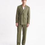 ABITO IN LINO GREEN - Benevierre