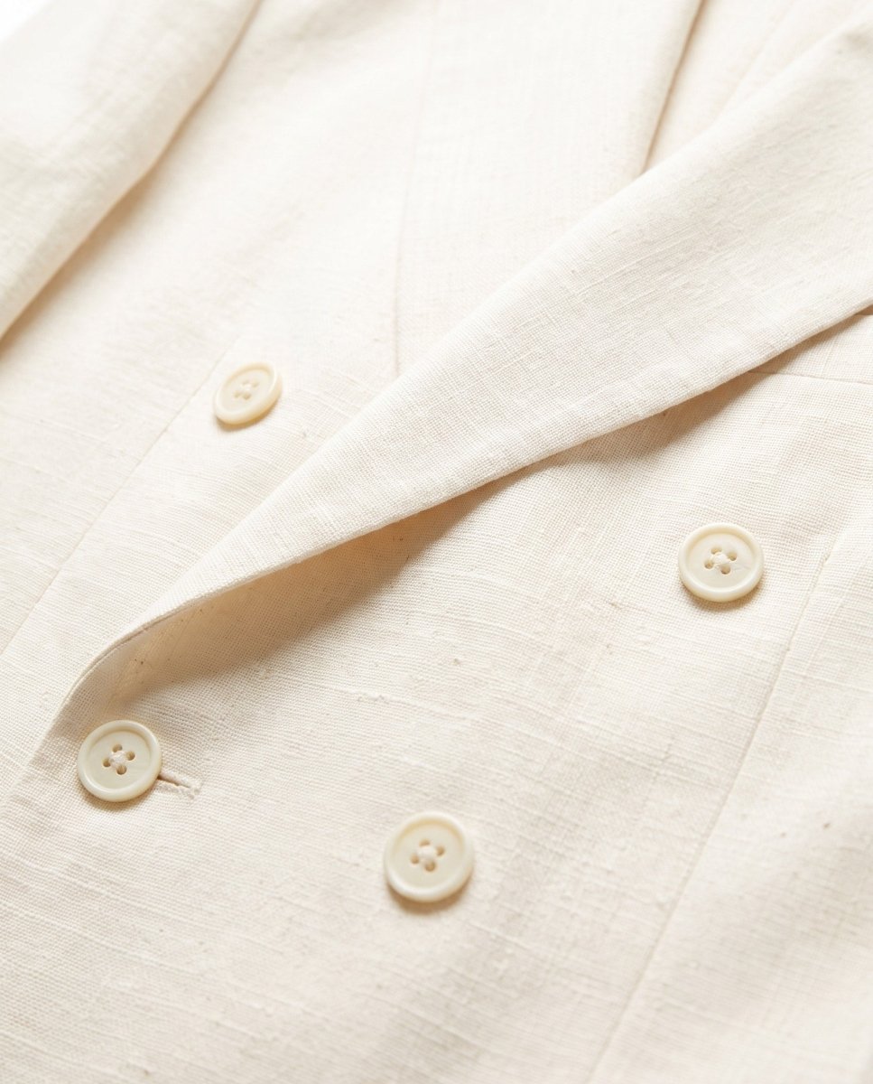 ABITO IN LINO WHITE - Benevierre