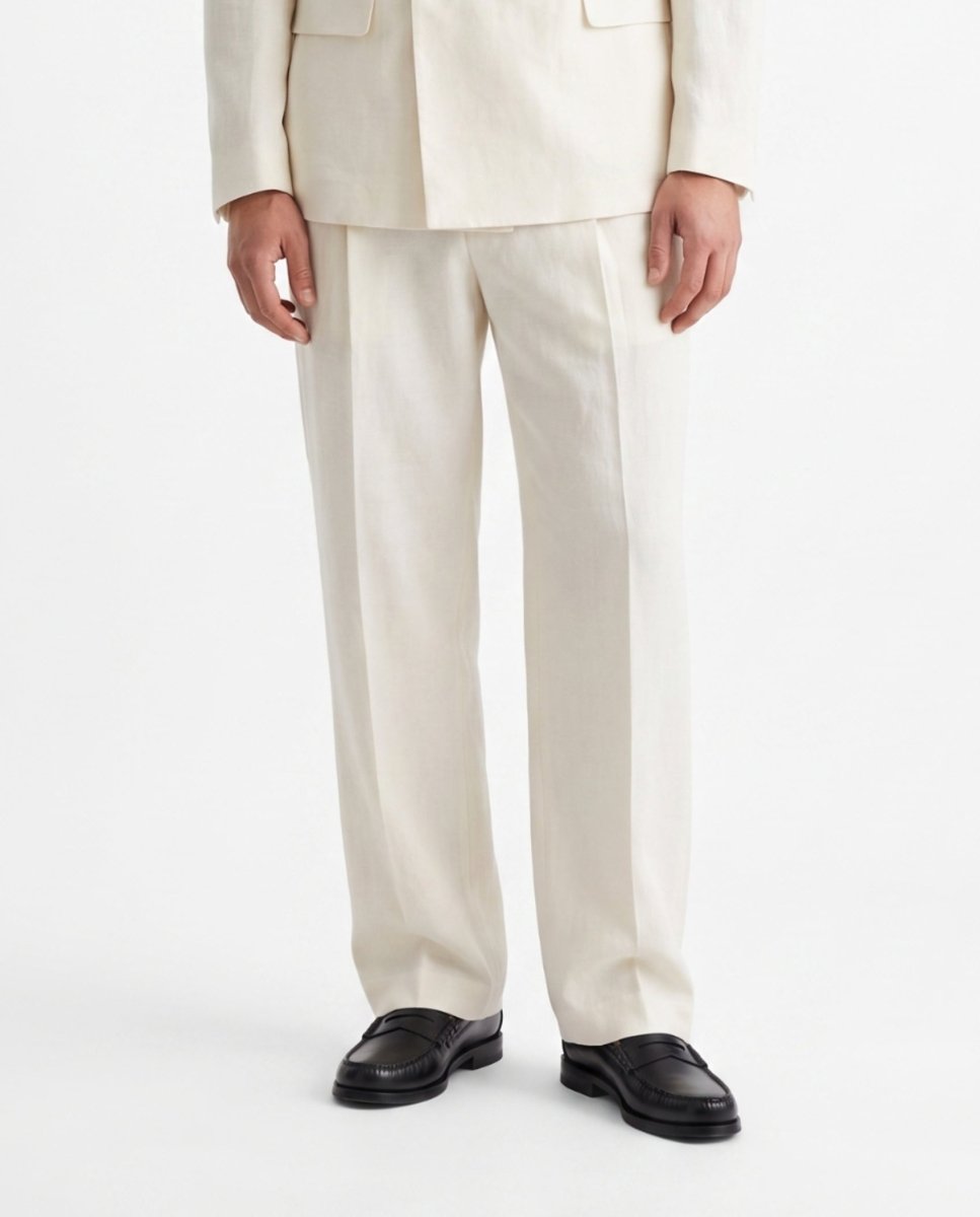 ABITO IN LINO WHITE - Benevierre