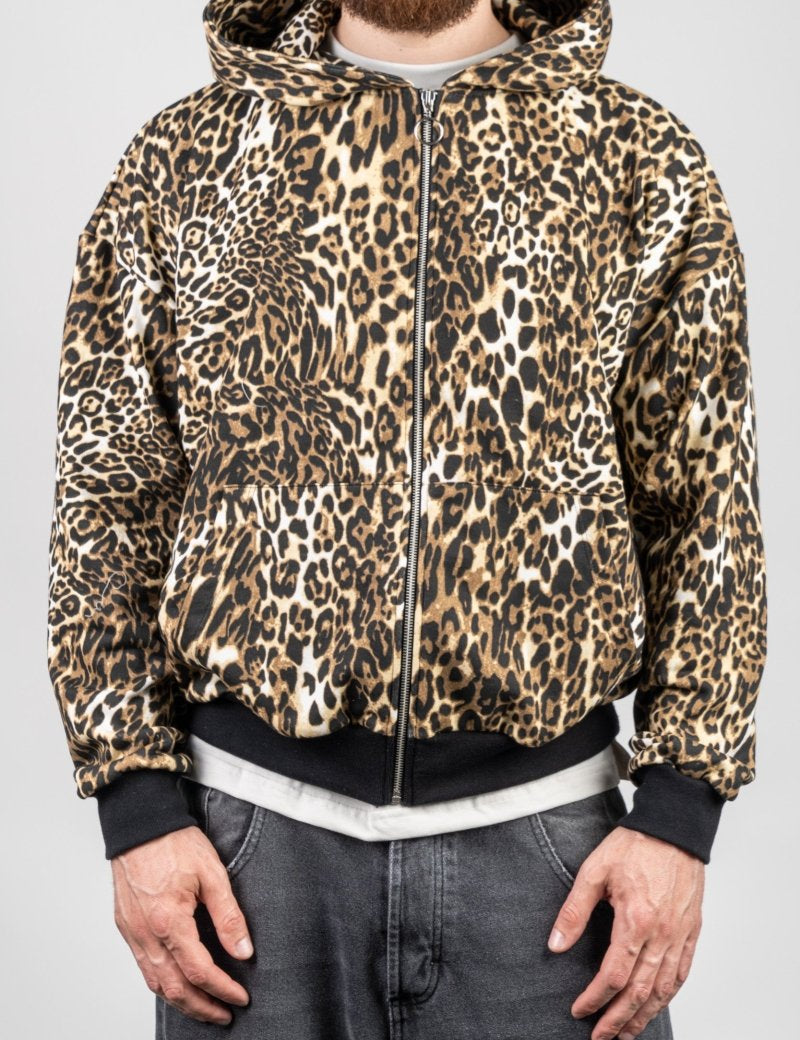 ANIMALIER ZIP HOODIE - Benevierre