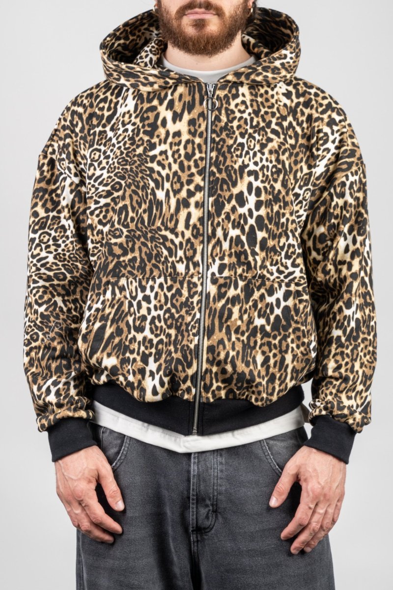 ANIMALIER ZIP HOODIE - Benevierre