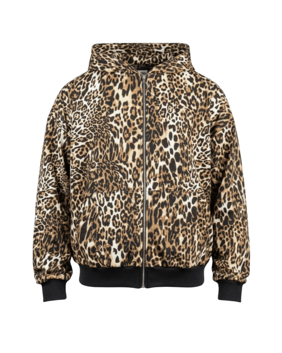 ANIMALIER ZIP HOODIE - Benevierre