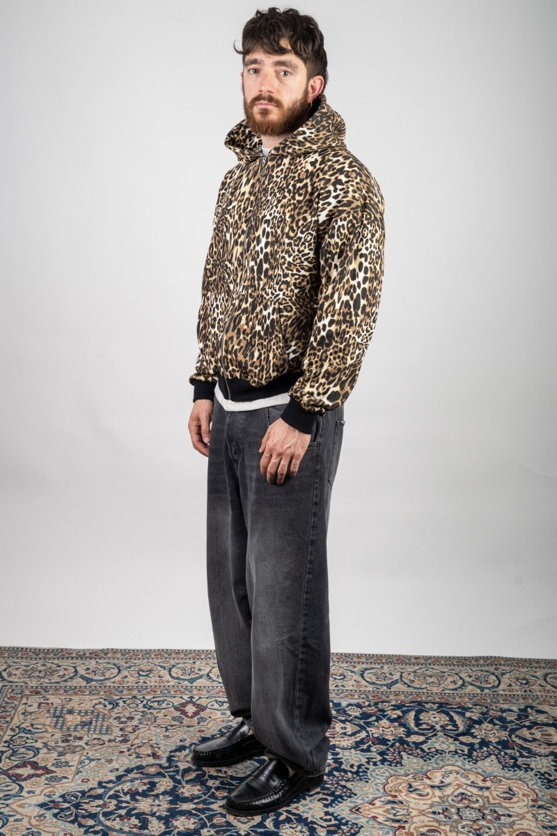 ANIMALIER ZIP HOODIE - Benevierre
