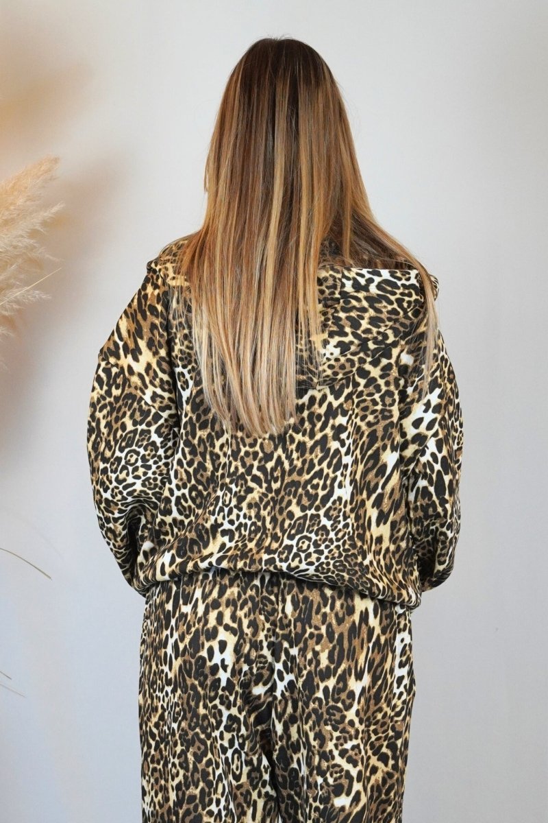 ANIMALIER ZIP HOODIE - Benevierre