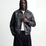 ASPHALT LEATHER JACKET - Benevierre