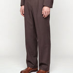 ABITO CROP DOPPIOPETTO BROWN crop pantalone 45