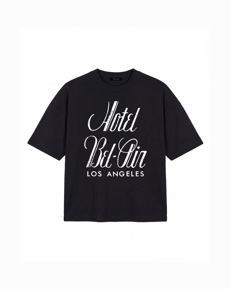'BEL RIZ' BLACK TEE - Benevierre