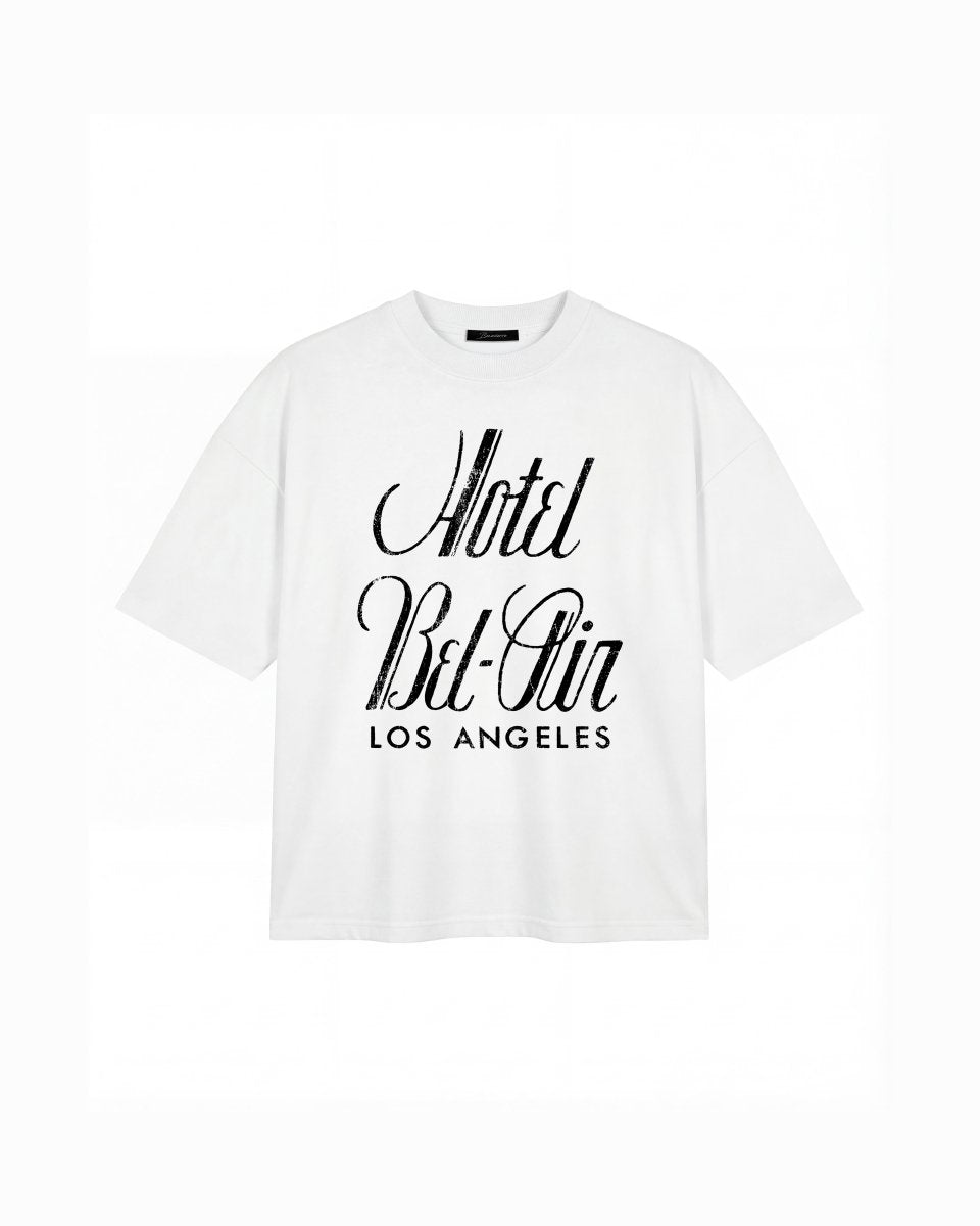 'BEL RIZ' WHITE TEE - Benevierre