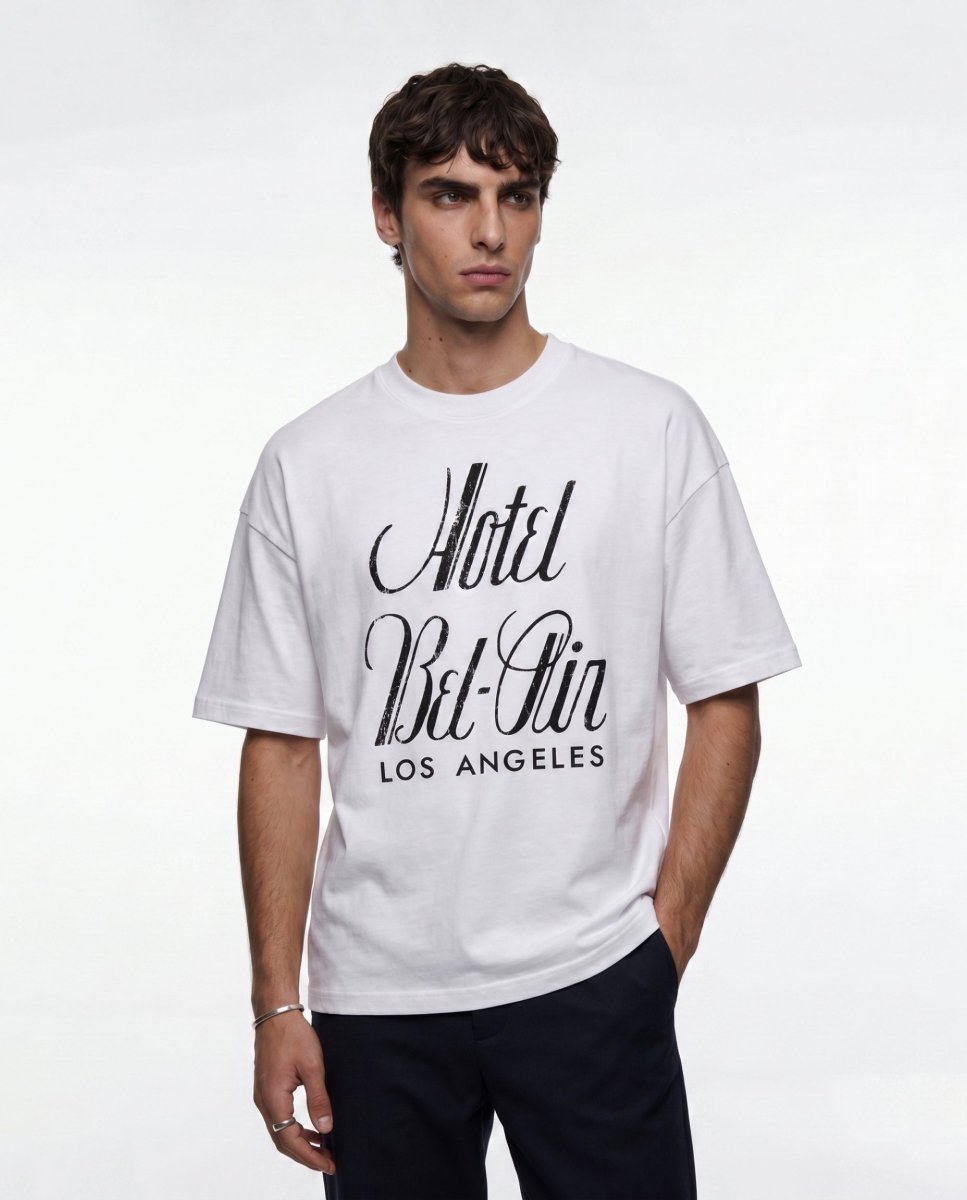 'BEL RIZ' WHITE TEE - Benevierre