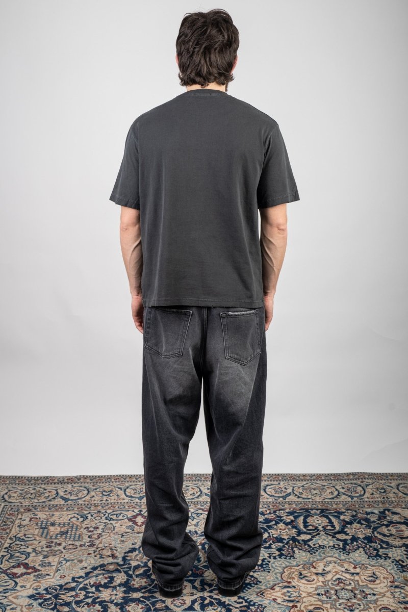 BLACK STONE WASHED T - SHIRT - Benevierre