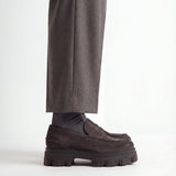 BLACKOUT MODERN SUEDE BROWN - Benevierre