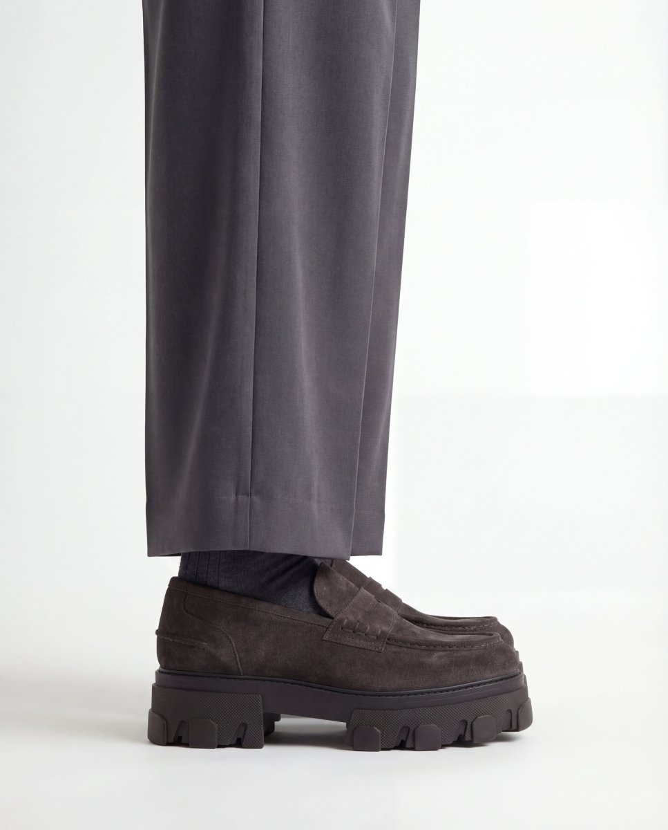 BLACKOUT MODERN SUEDE BROWN - Benevierre