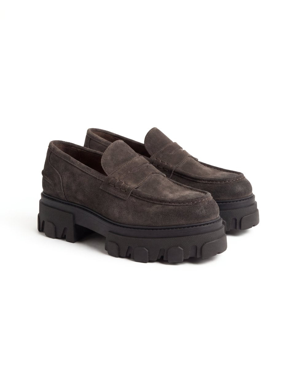 BLACKOUT MODERN SUEDE BROWN - Benevierre