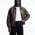 BLOCKBUSTER LEATHER JACKET - Benevierre