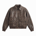 BLOCKBUSTER LEATHER JACKET - Benevierre