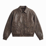 BLOCKBUSTER LEATHER JACKET - Benevierre